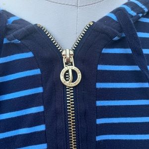 Navy and light blue hoodie